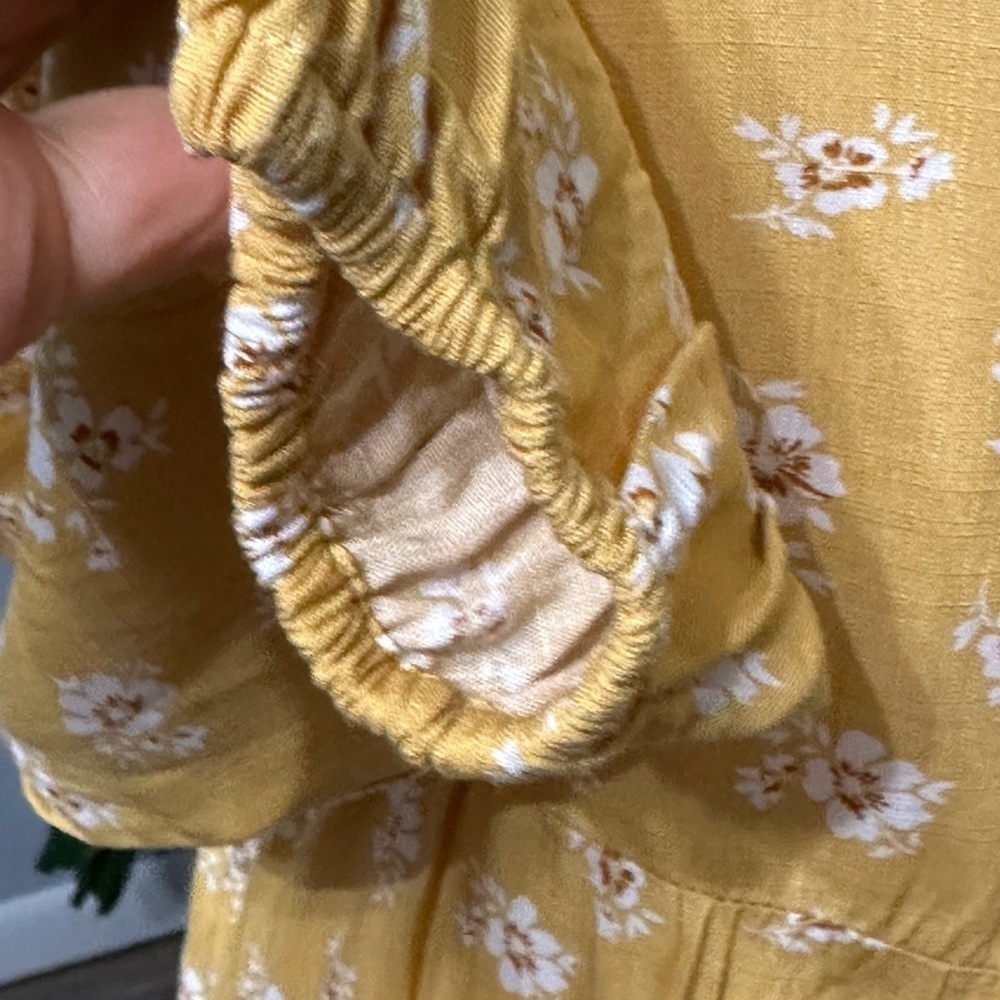🛍️ True Craft NEW gold floral dress - Picture 3 of 7